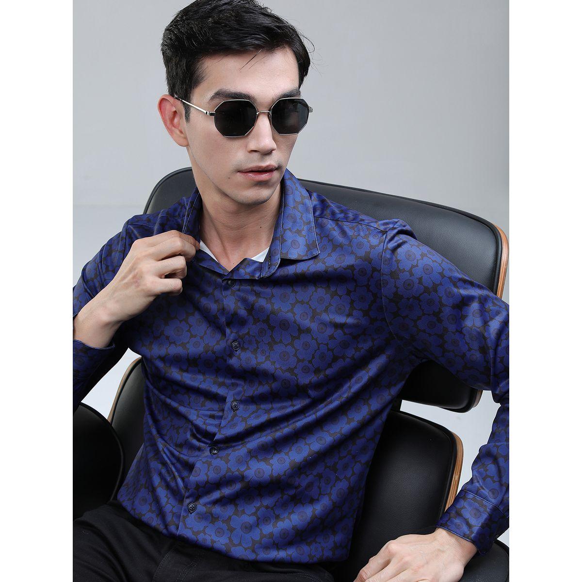 قميص بقصة سليم فت كيتش × ستايلي-men-clothing-shirts-image-1