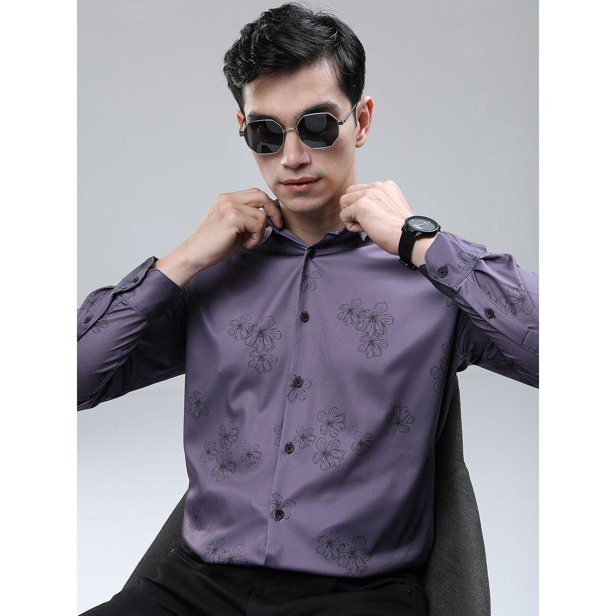 قميص بقصة سليم فت كيتش × ستايلي-men-clothing-shirts-image-1