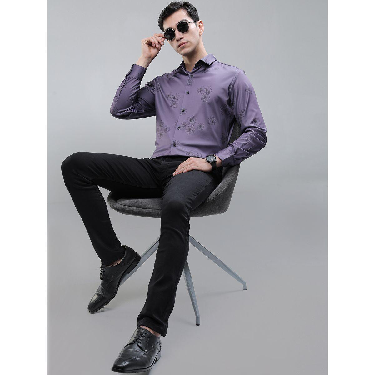 قميص بقصة سليم فت كيتش × ستايلي-men-clothing-shirts-image-2