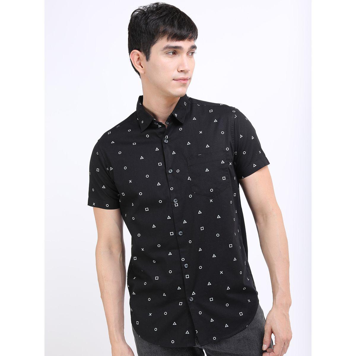 قميص بقصة سليم فت كيتش × ستايلي-men-clothing-shirts-image-1