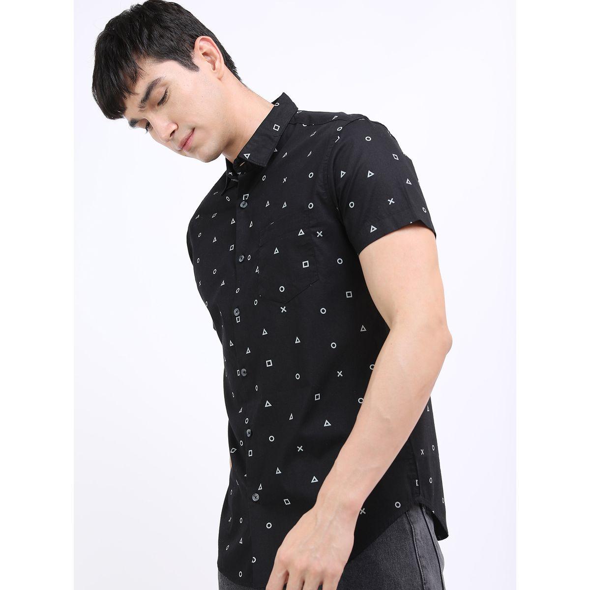 قميص بقصة سليم فت كيتش × ستايلي-men-clothing-shirts-image-4