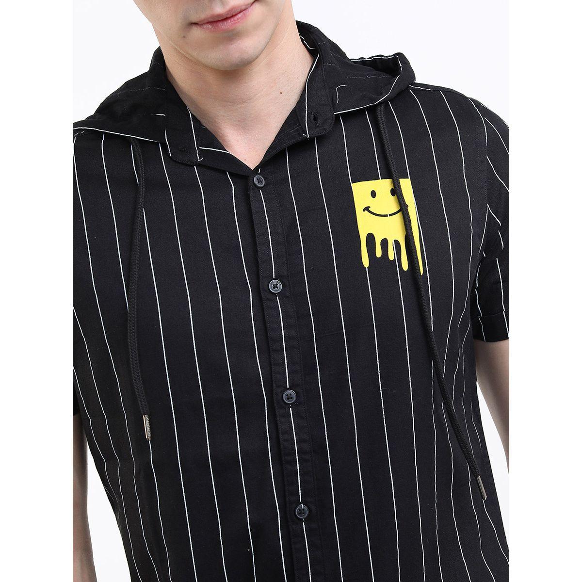 Ketch X Styli Striped Slim Fit Hooded Casual Shirt-men-clothing-shirts-image-5