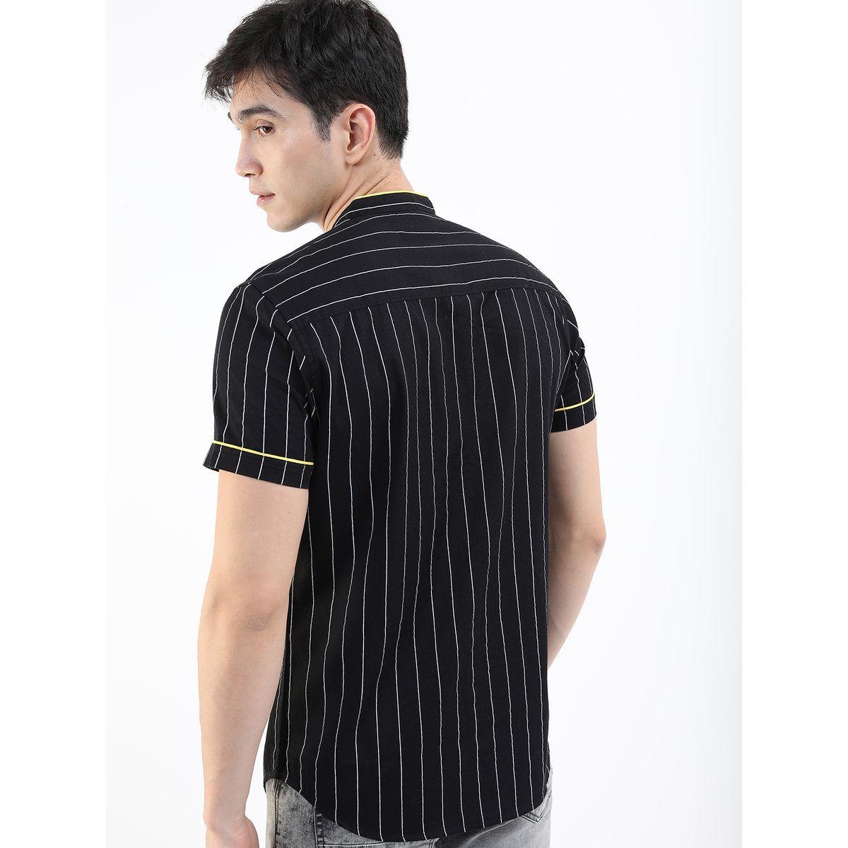 Ketch X Styli Striped Slim Fit Casual Shirt-men-clothing-shirts-image-3