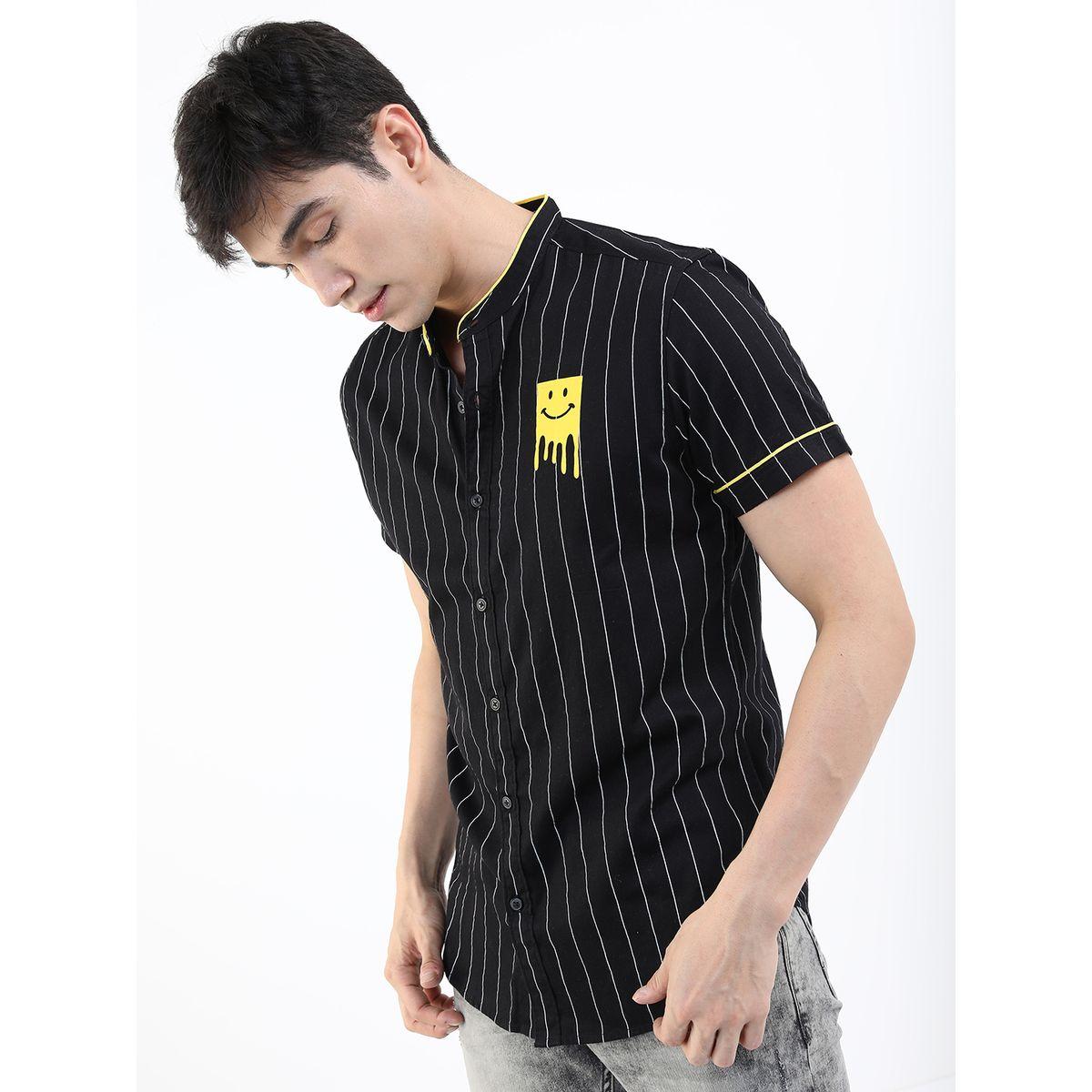 Ketch X Styli Striped Slim Fit Casual Shirt-men-clothing-shirts-image-4