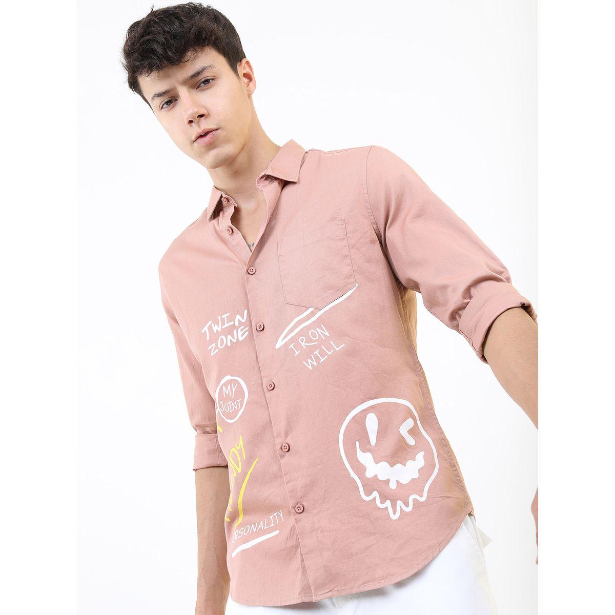 قميص بقصة سليم فت كيتش × ستايلي-men-clothing-shirts-image-1