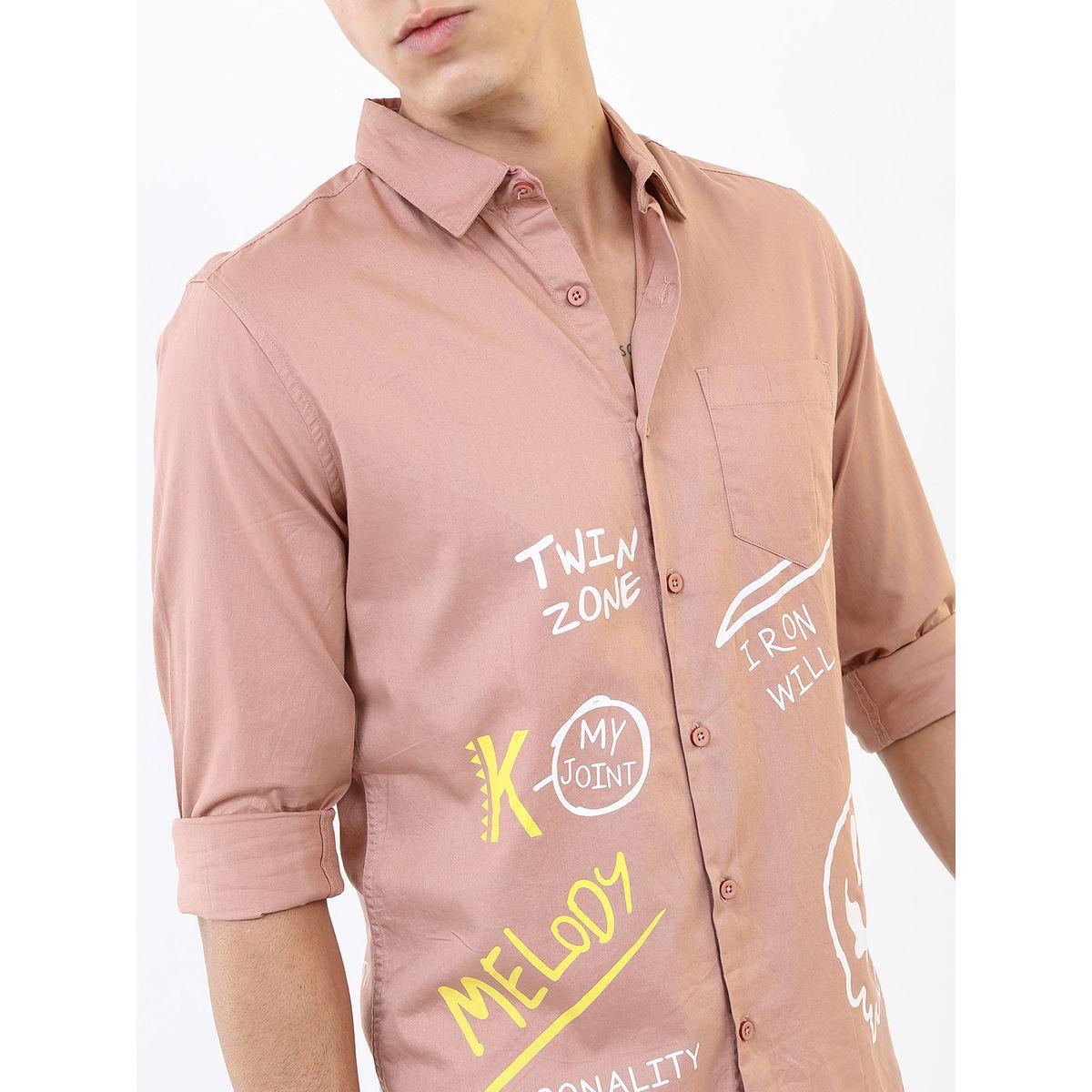 Ketch X Styli Graphic Print Slim Fit Cotton Casual Shirt-men-clothing-shirts-image-5