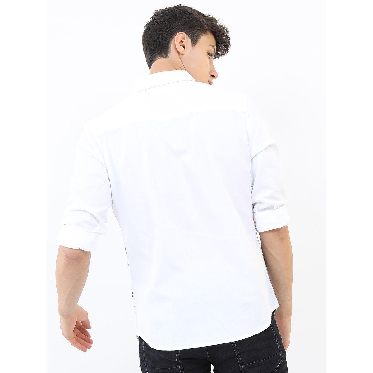 Ketch X Styli Graphic Print Slim Fit Cotton Casual Shirt-men-clothing-shirts-image-3