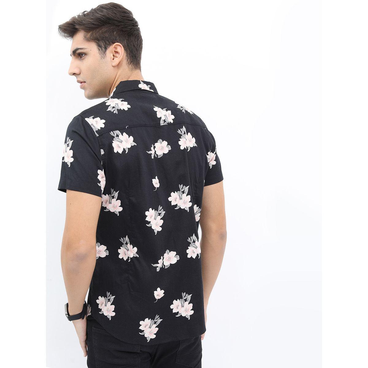 Ketch X Styli Floral Print Slim Fit Cotton Shirt-men-clothing-shirts-image-3