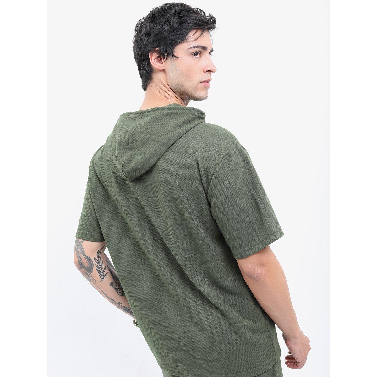 تيشيرت سادة بياقة هودي هايلاندر × ستايلي-men-clothing-tshirtsandpolos-tshirts-image-3
