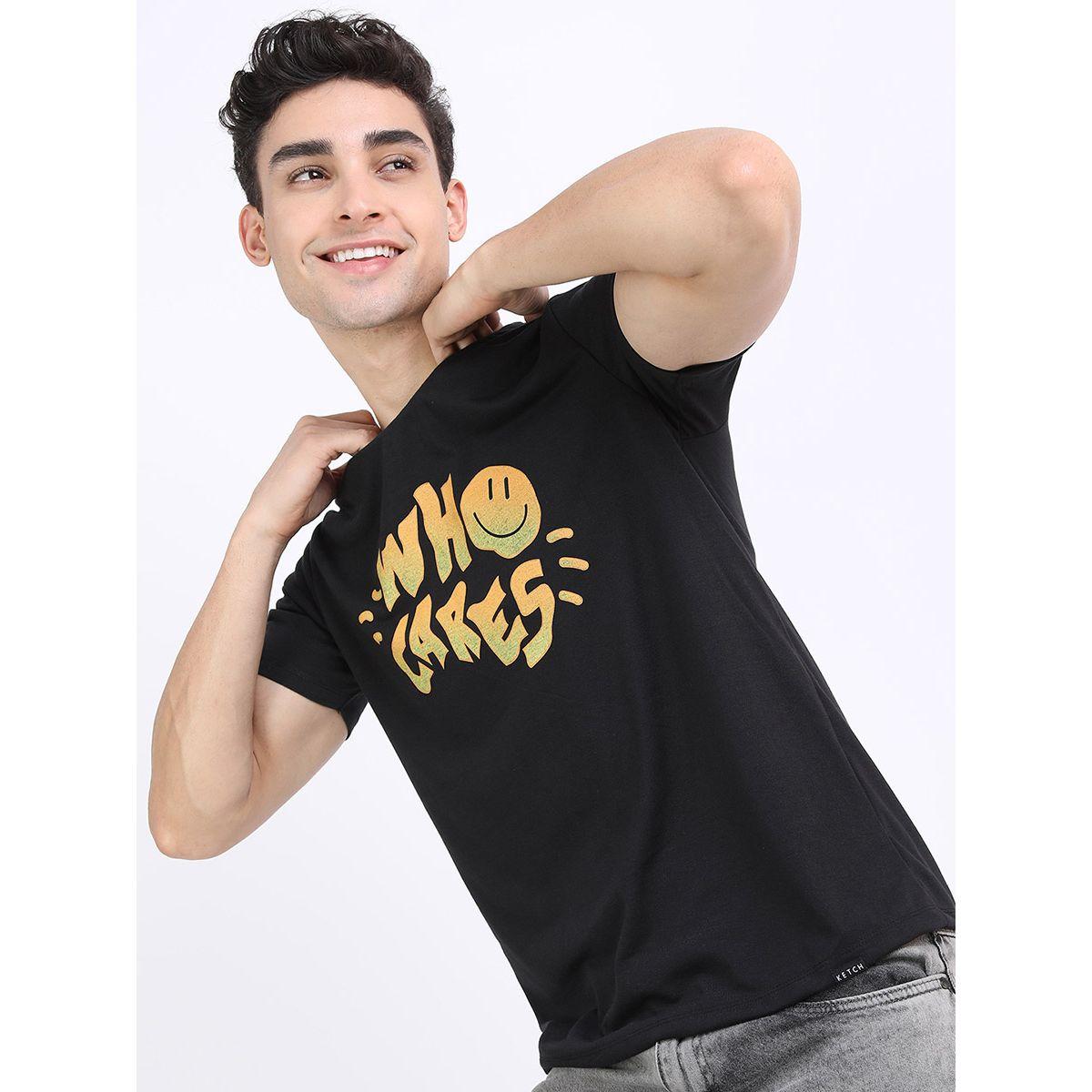 تيشيرت بقصة سليم فت كيتش × ستايلي-men-clothing-tshirtsandpolos-tshirts-image-4