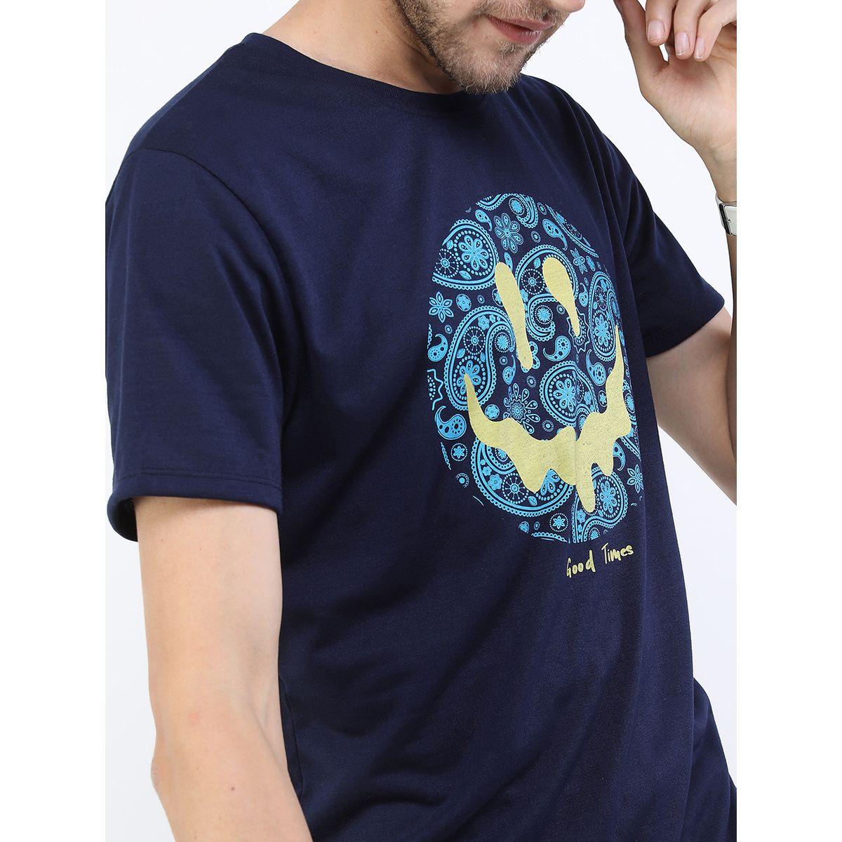 Ketch X Styli Emoji Paisley Print Slim Fit T-shirt-men-clothing-tshirtsandpolos-tshirts-image-4