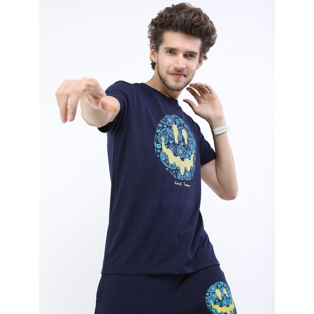 تيشيرت بقصة سليم فت كيتش × ستايلي-men-clothing-tshirtsandpolos-tshirts-image-5