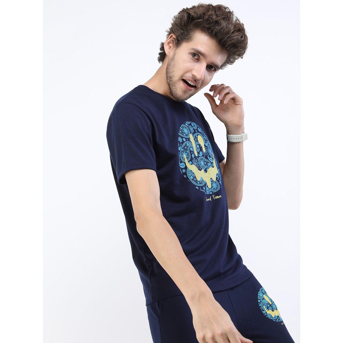 تيشيرت بقصة سليم فت كيتش × ستايلي-men-clothing-tshirtsandpolos-tshirts-image-7