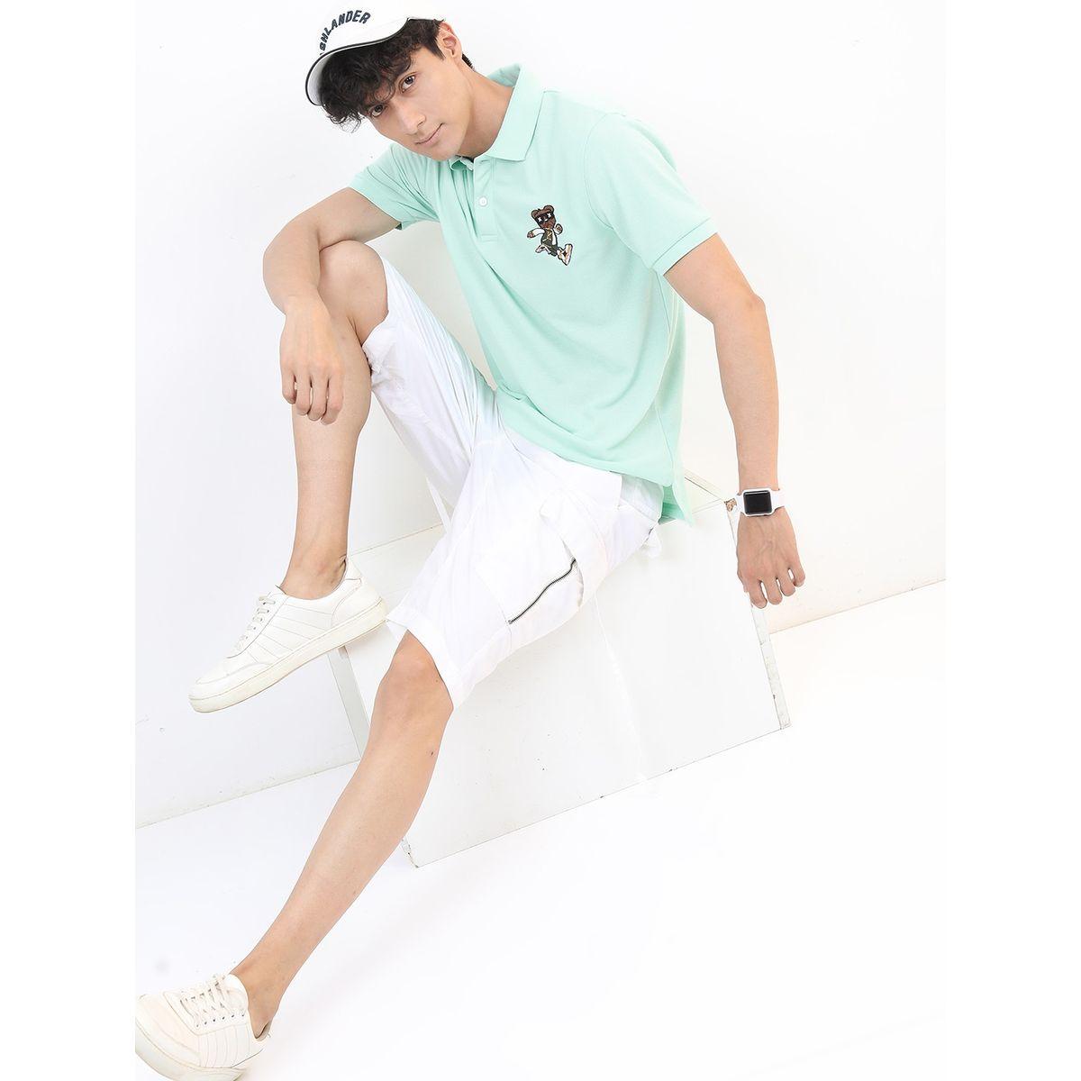 تيشيرت بولو بقصة سليم فت كيتش × ستايلي-men-clothing-tshirtsandpolos-polos-image-2