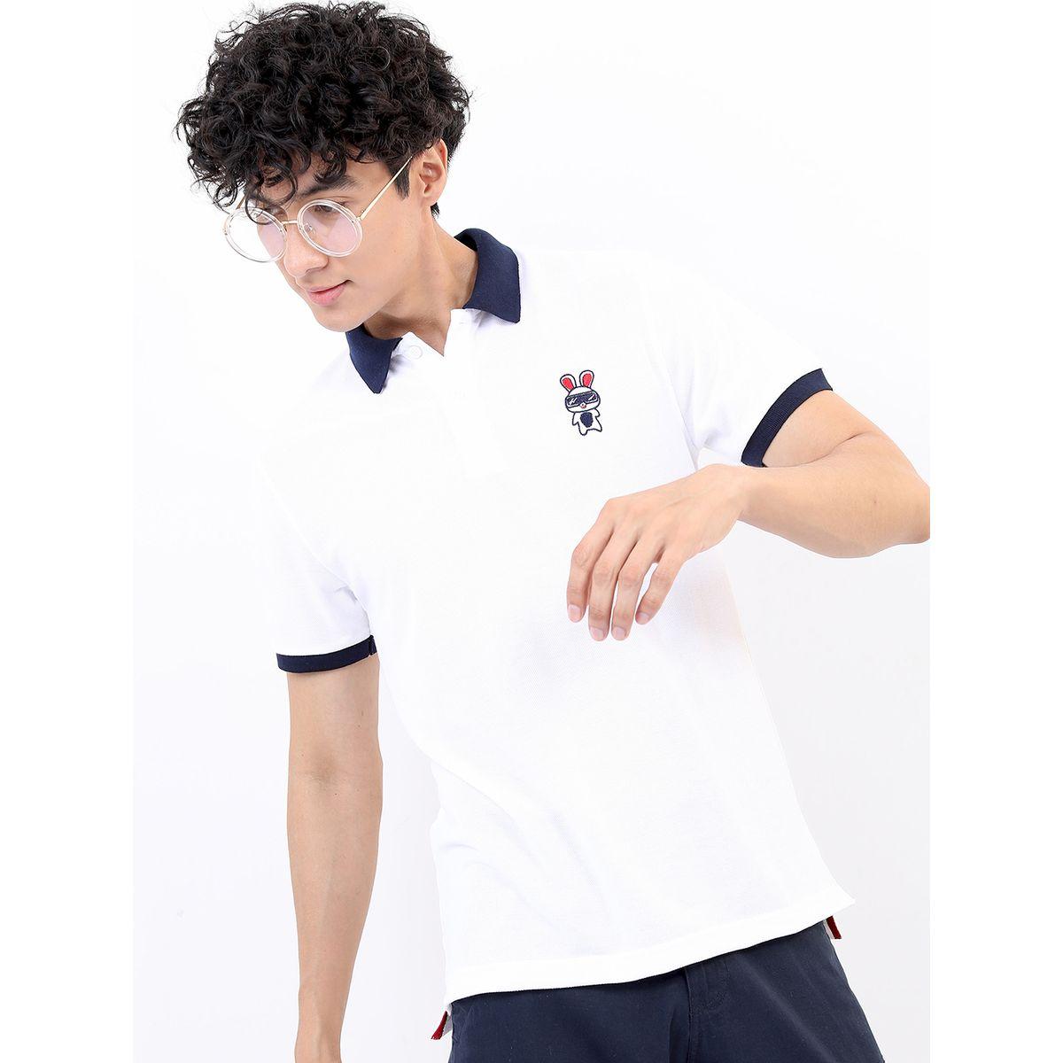 تيشيرت بولو بقصة سليم فت كيتش × ستايلي-men-clothing-tshirtsandpolos-polos-image-1
