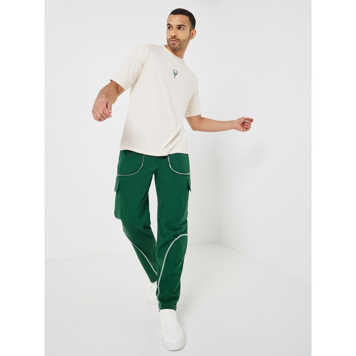 Styli Relaxed Fit Cargo Jogger with Contrast Stitch-men-clothing-bottoms-joggers-image-2