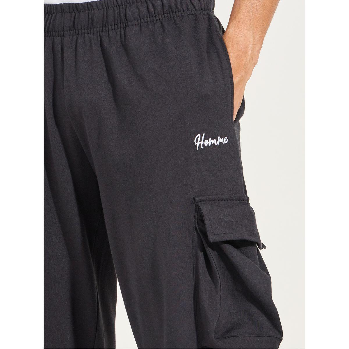 Styli Contrast Panel Cargo Pocket Relaxed Fit Joggers-men-clothing-bottoms-joggers-image-3