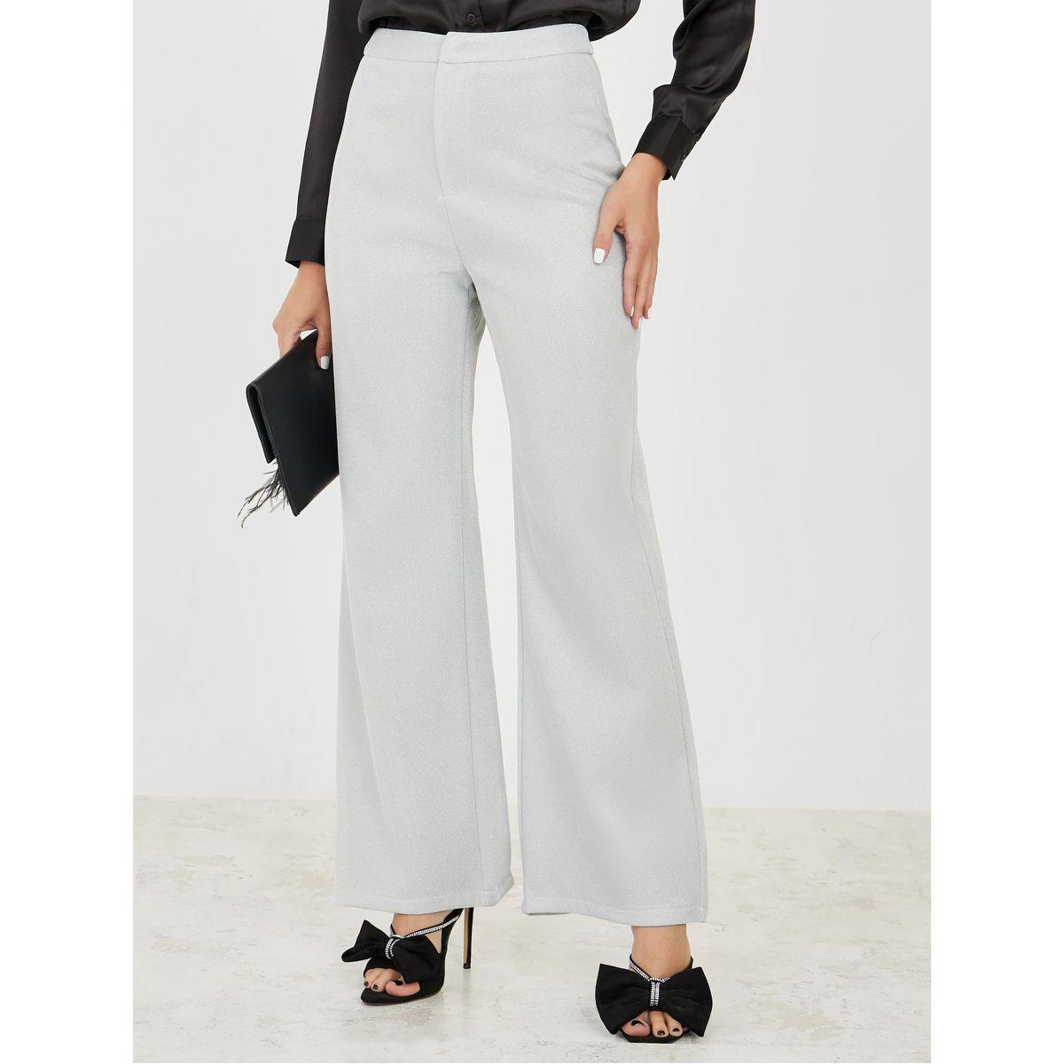 Styli High Rise Metallic Wide Leg Pants-women-clothing-bottoms-trousers-image-1