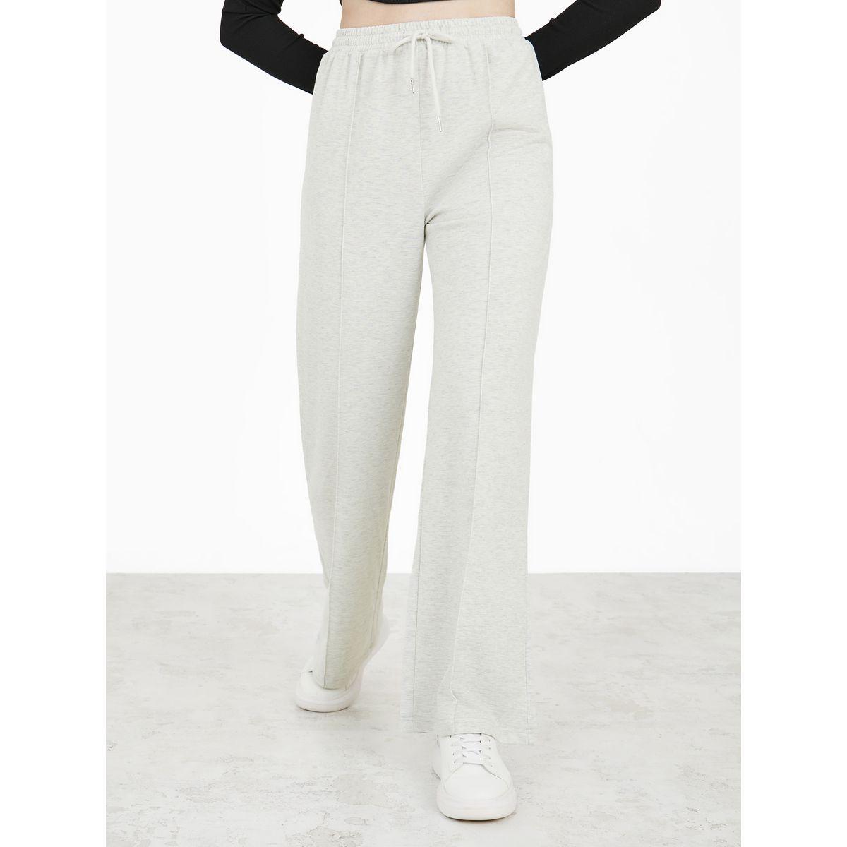 بنطال واسع الأرجل بتداخلات محزوزة-women-clothing-bottoms-trousers-image-1