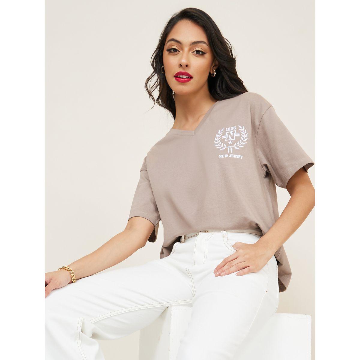 Styli Boxy Fit New Jersey Embroidered Slogan T-Shirt-women-clothing-tshirts-image-1