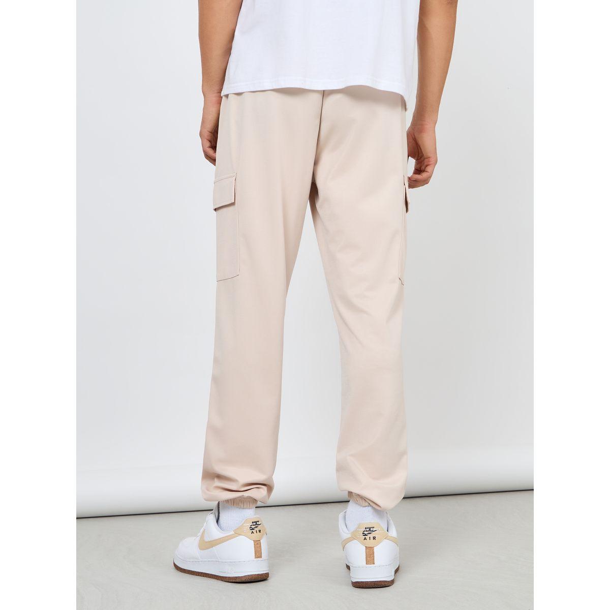 Styli Ponte Panel Knit Cargo Trackpants-men-clothing-bottoms-joggers-image-4