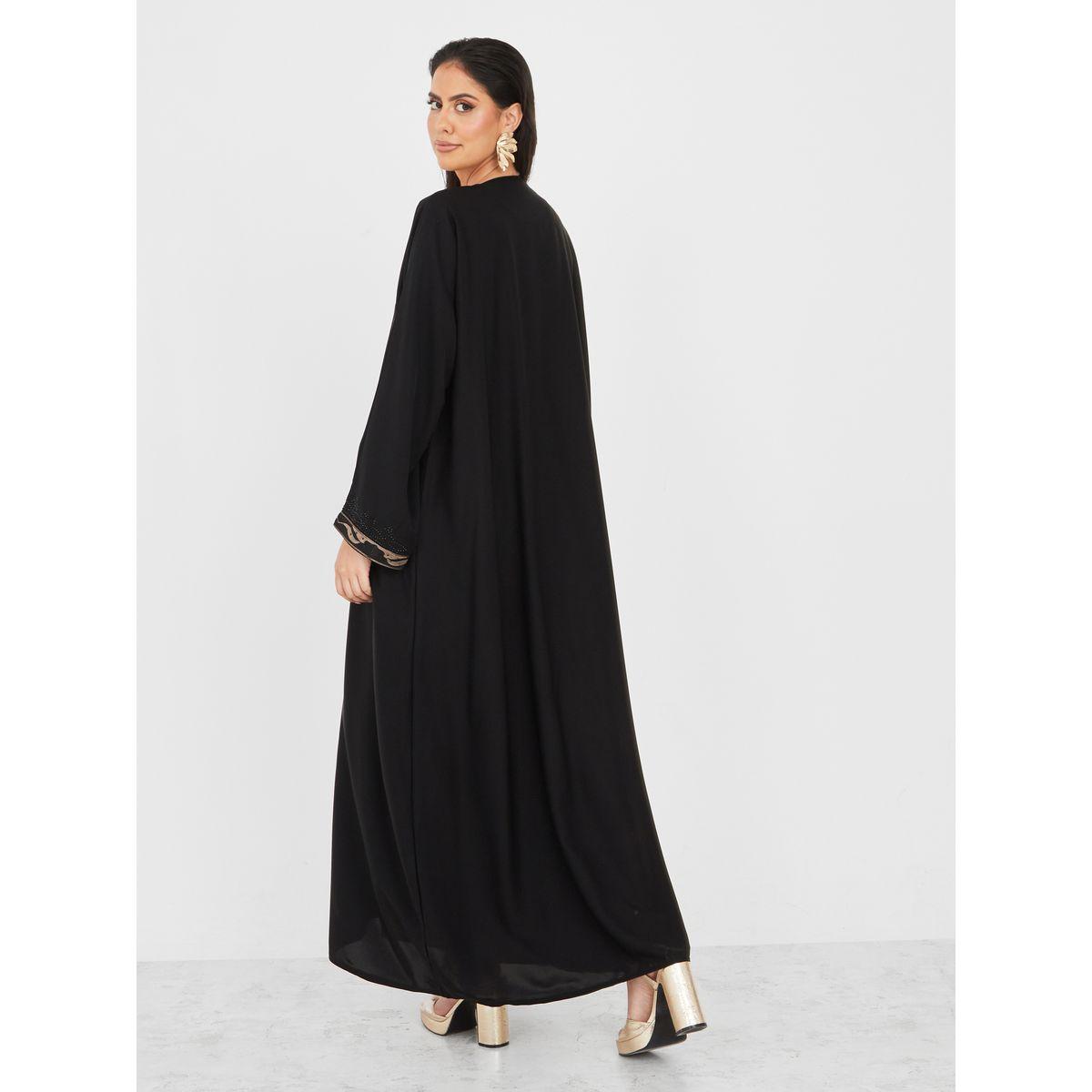 Styli Embroidered Abaya with Stone Work-women-arabicclothing-abayas-image-5