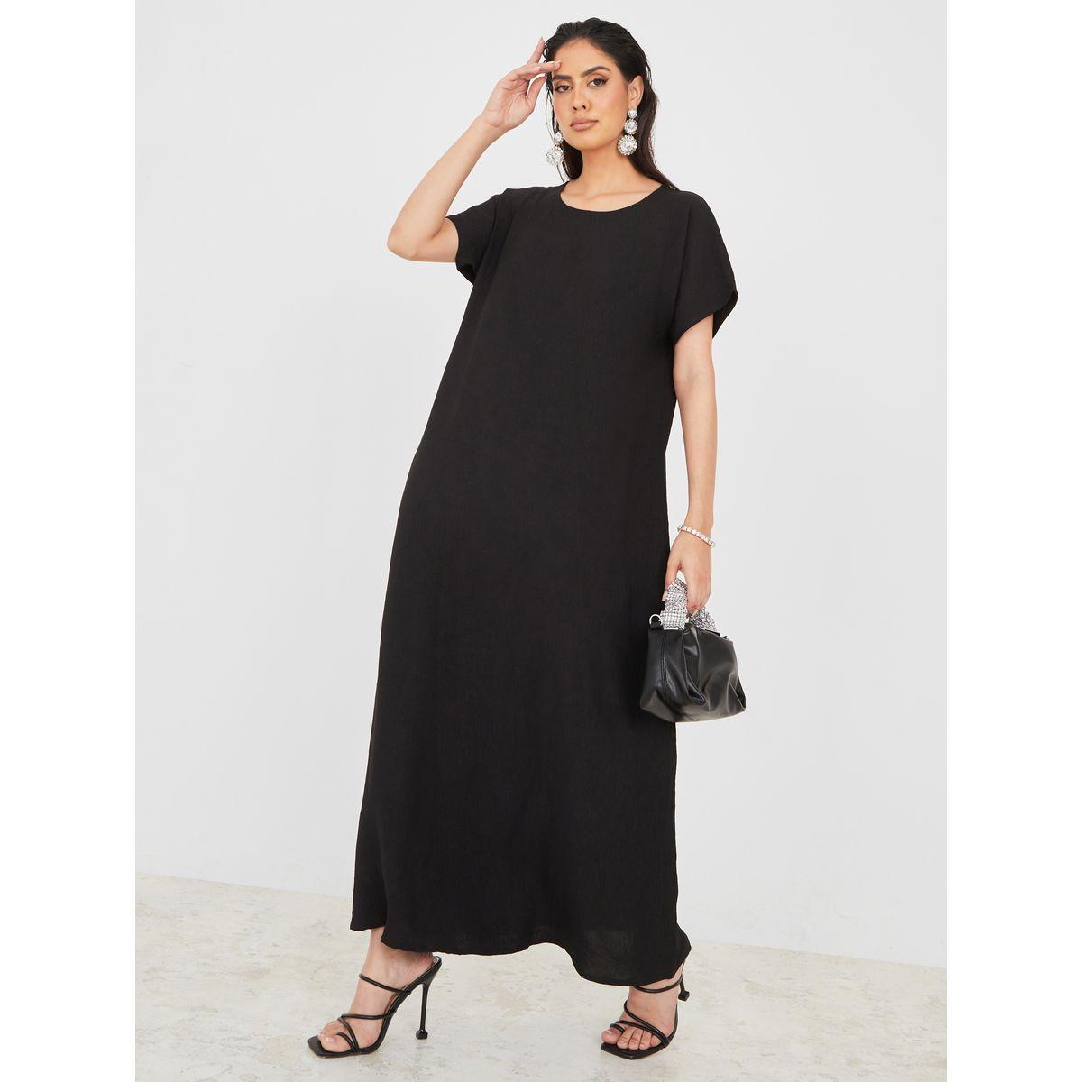 Styli Scoop Neck Under Abaya Dress-women-arabicclothing-jalabiyas-image-1
