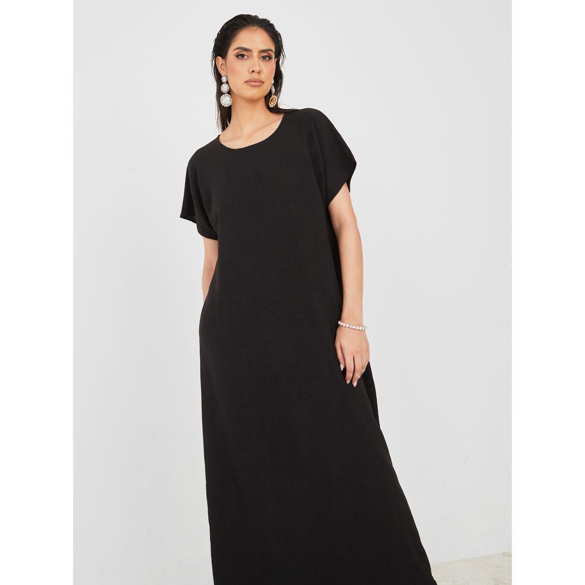 Styli Scoop Neck Under Abaya Dress-women-arabicclothing-jalabiyas-image-2