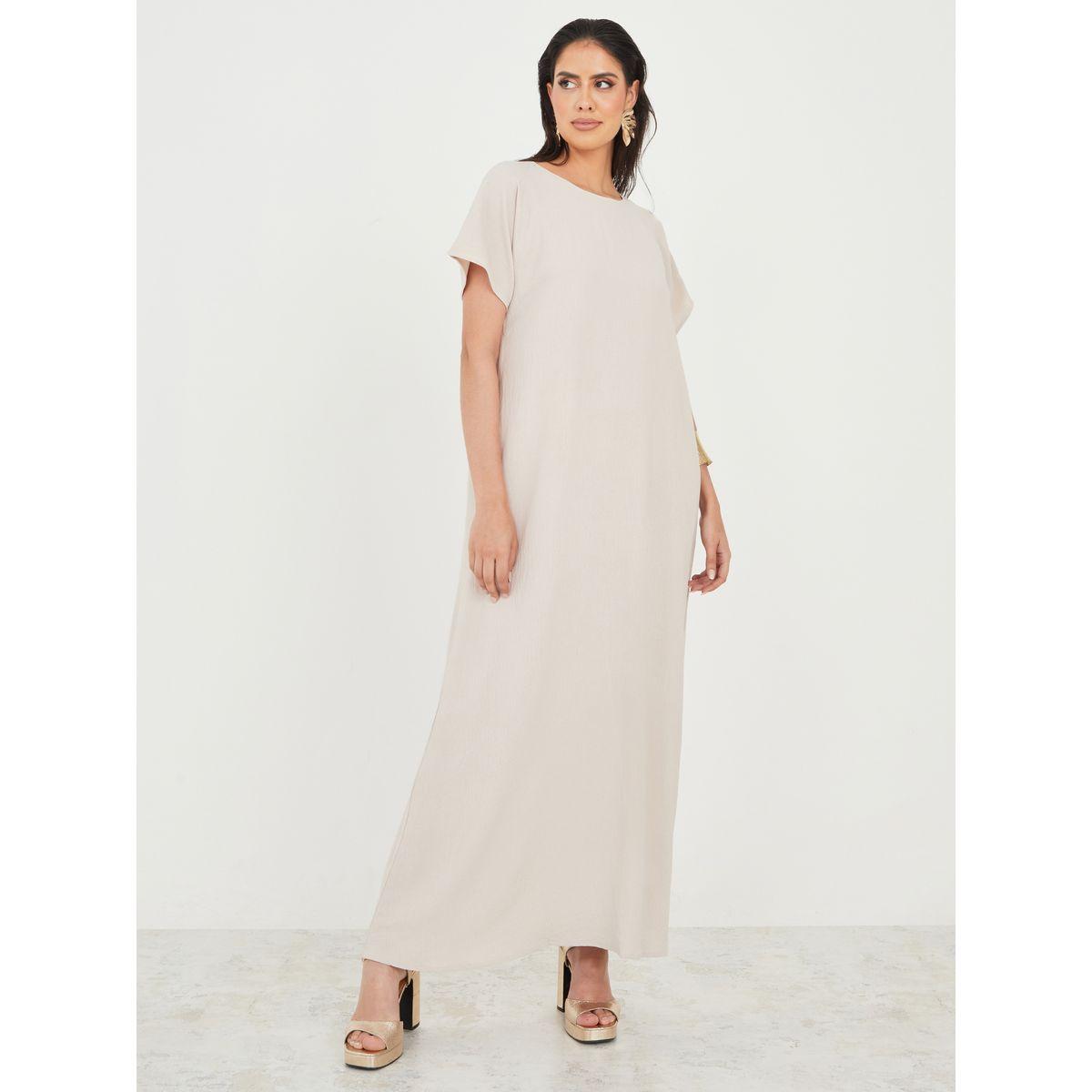 Styli Scoop Neck Under Abaya Dress-women-arabicclothing-jalabiyas-image-1