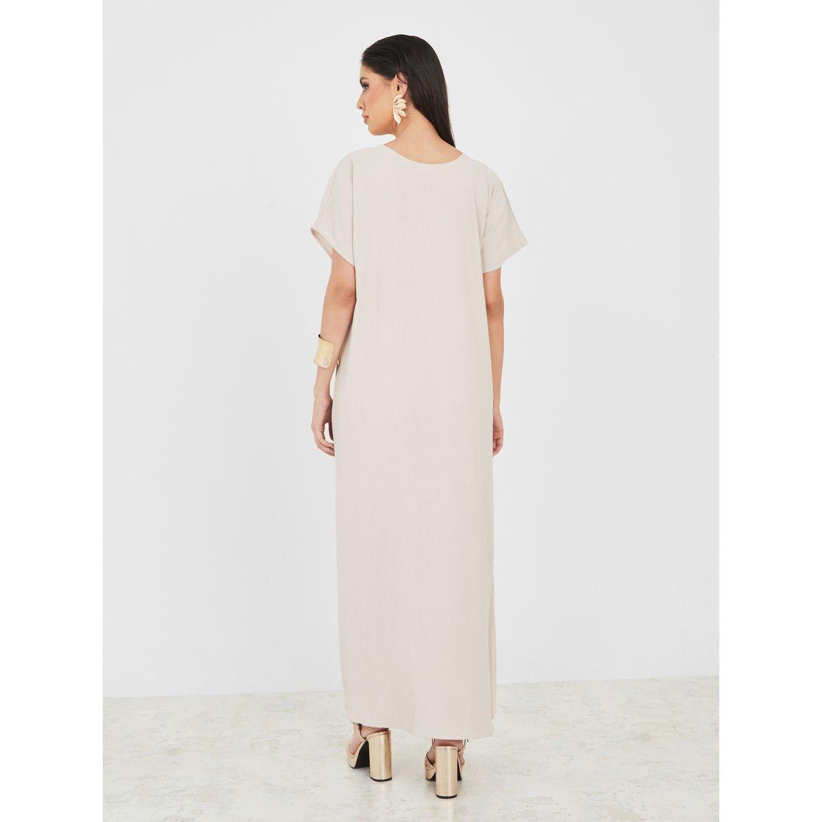 فستان كاجوال بياقة سكوب-women-arabicclothing-jalabiyas-image-4