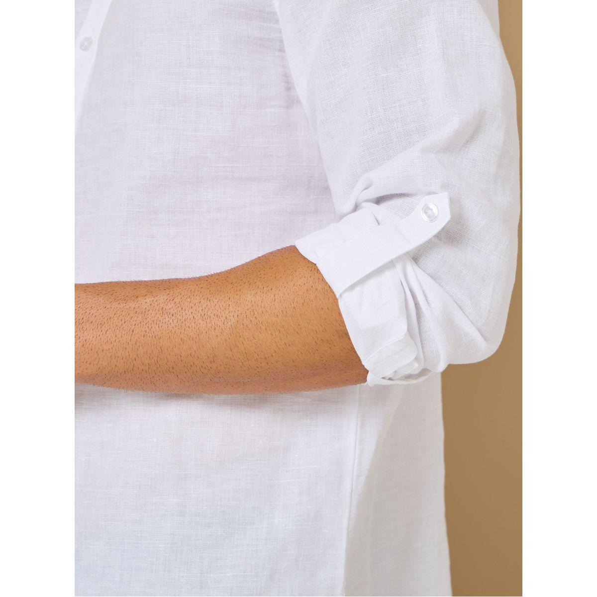 قميص كتان باكمام طويلة وأزرار-men-clothing-shirts-image-6