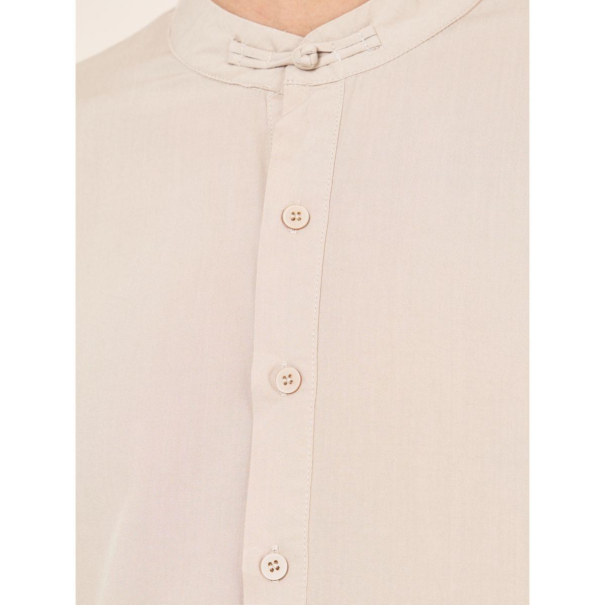 قميص فيسكوز بياقة بدون طيات-men-clothing-shirts-image-2