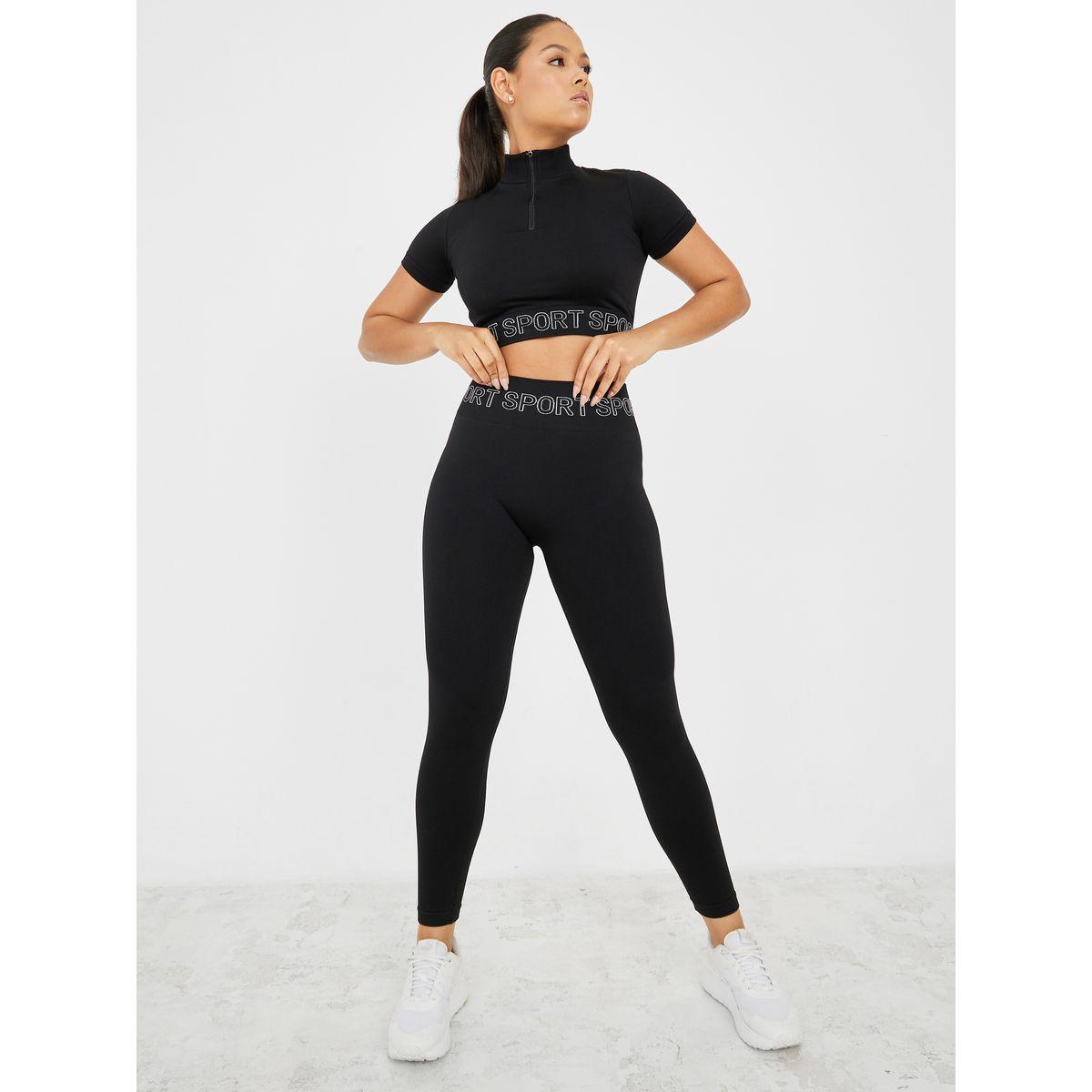طقم رياضي من ( ليقنز + بلوزة )-sports-women-clothing-trackpantsandtracksuits-image-1