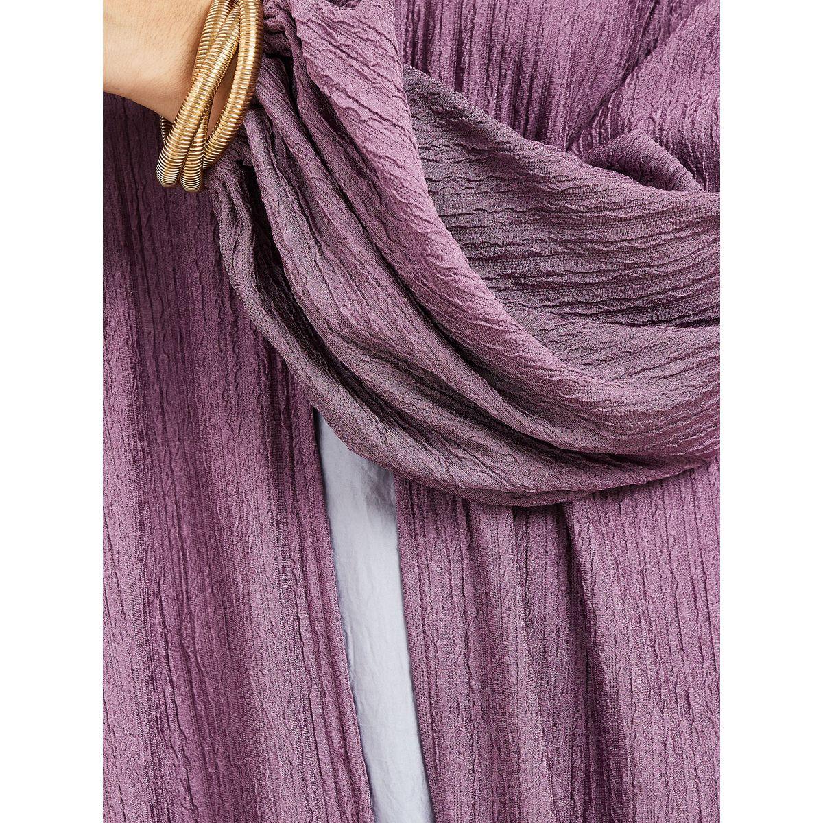 Styli Textured Midi Kimono with Balloon Sleeves-women-clothing-shirtsandblouses-shirts-image-3