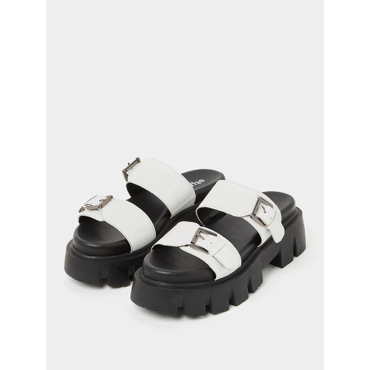 صندل مريح بسيور مزدوجة-women-shoes-sandals-flats-image-3