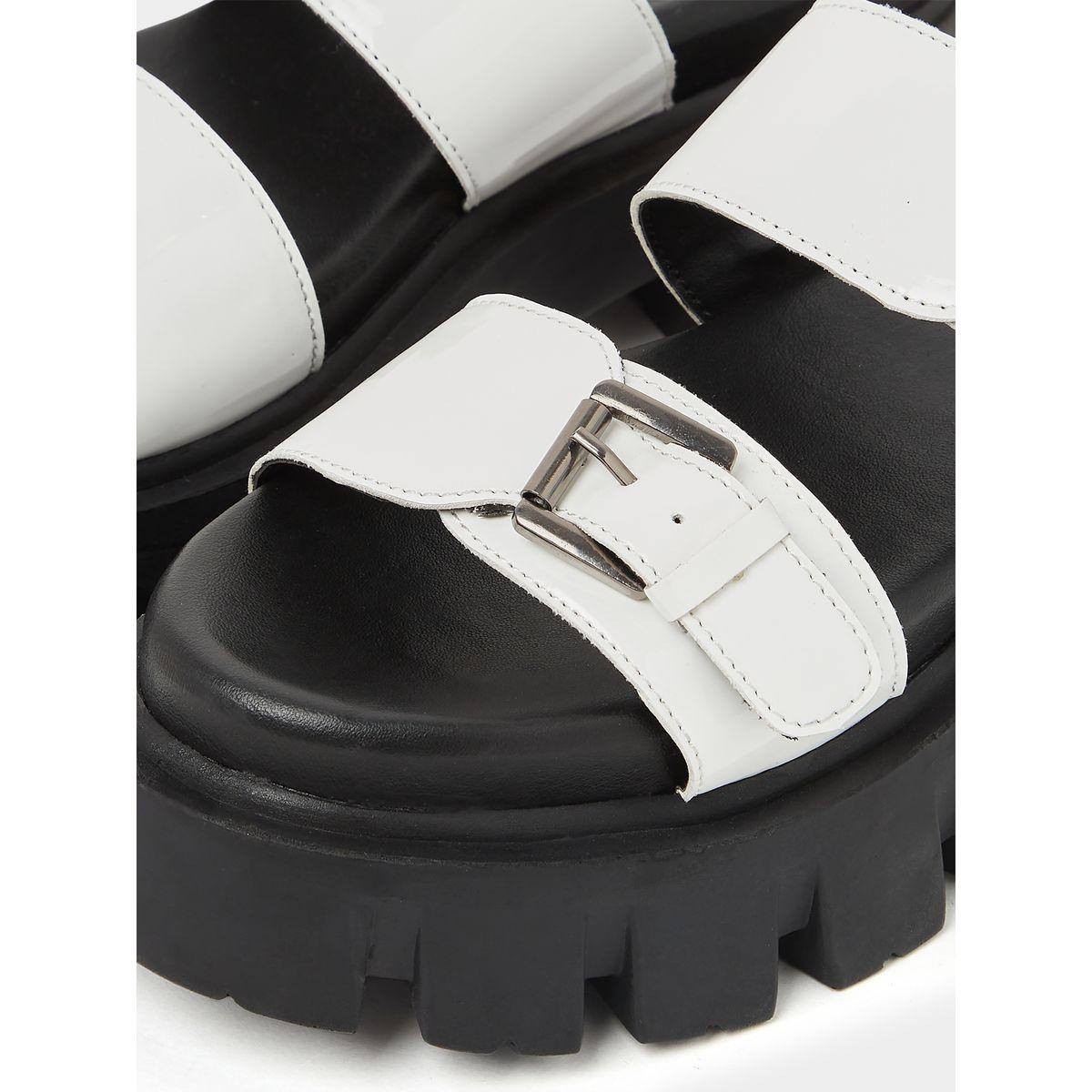 Styli Double Band Platform Comfort Sandals-women-shoes-sandals-flats-image-4