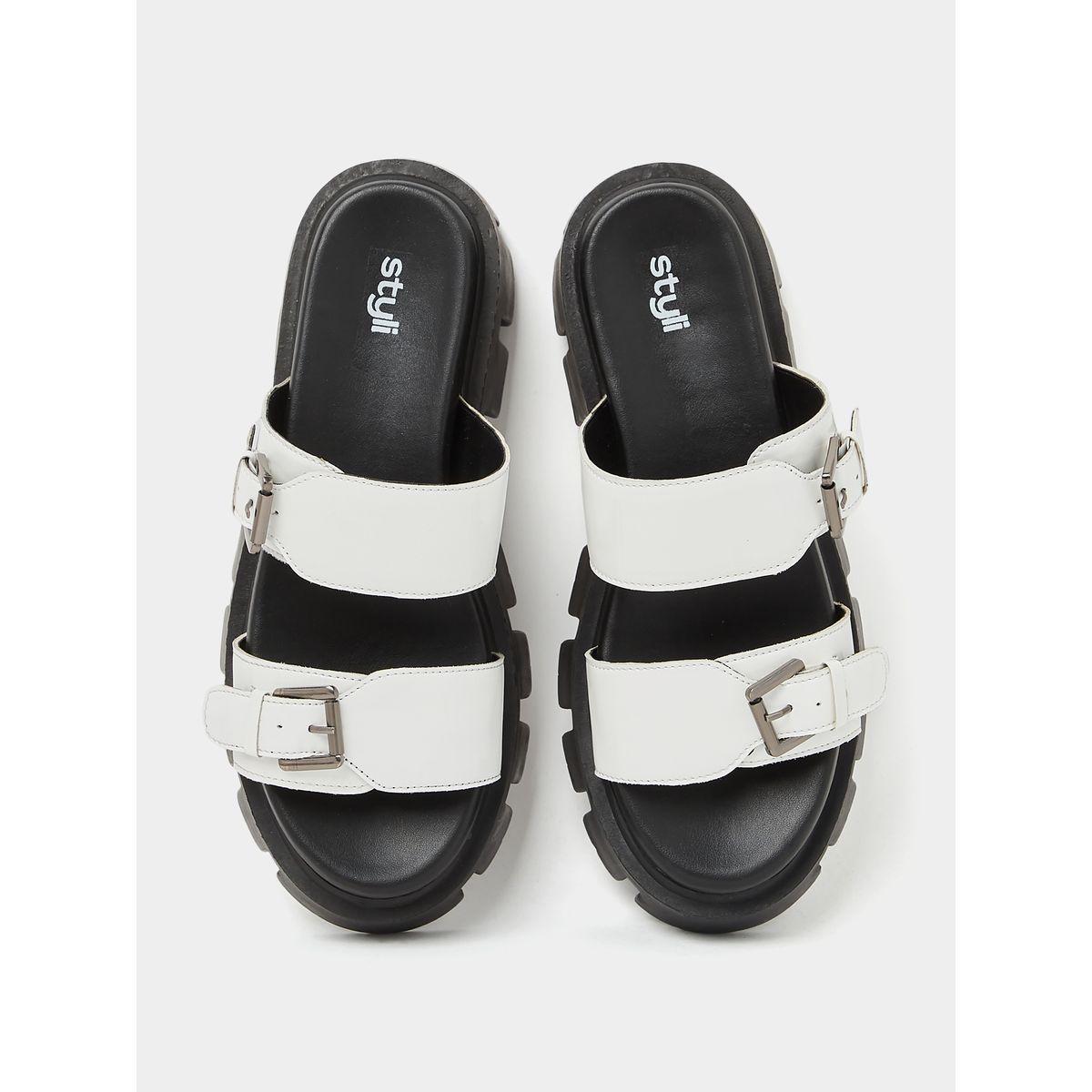 Styli Double Band Platform Comfort Sandals-women-shoes-sandals-flats-image-6