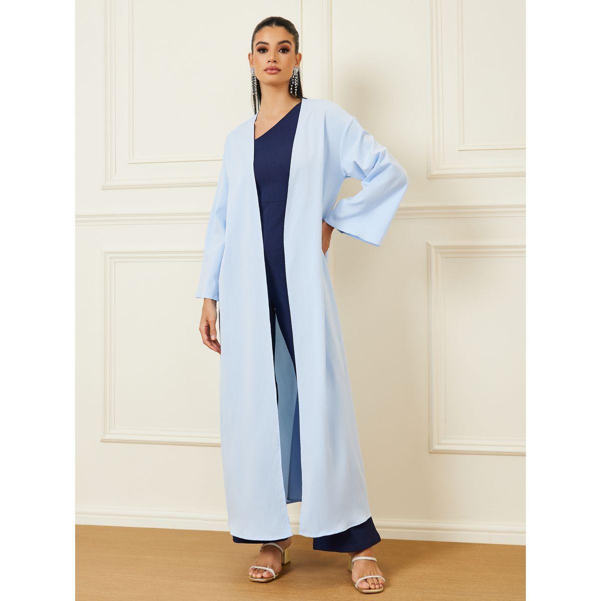 كيمونو طويل بقصة عادية-women-clothing-shirtsandblouses-shirts-image-1