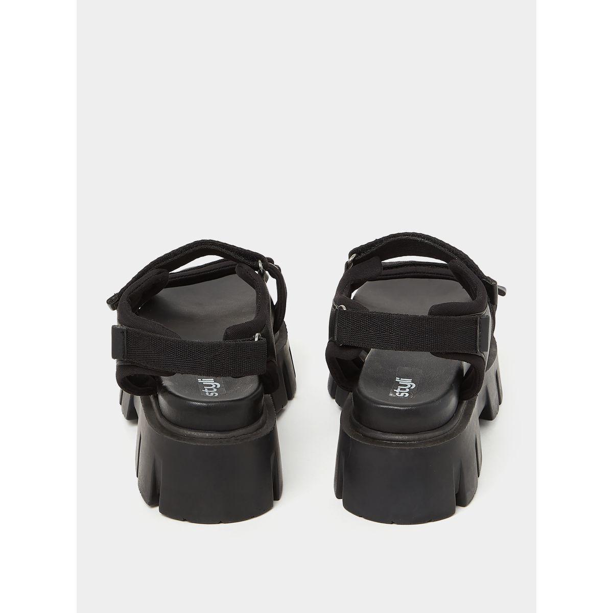 صندل مريح بشريط فليكرو للغلق-women-shoes-sandals-flats-image-5