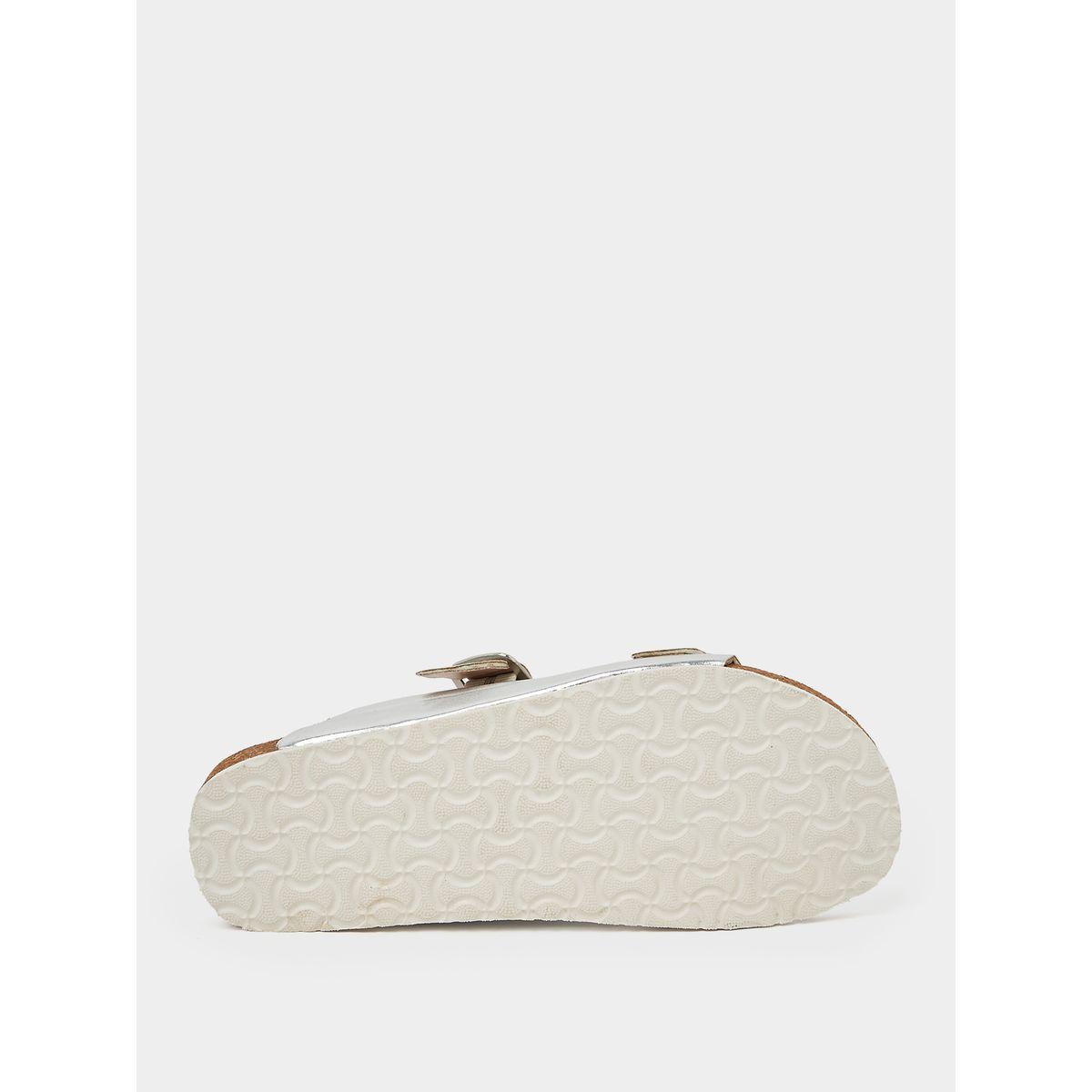 Styli Double Band Buckle Trim Comfort Sandals-women-shoes-sandals-flats-image-7