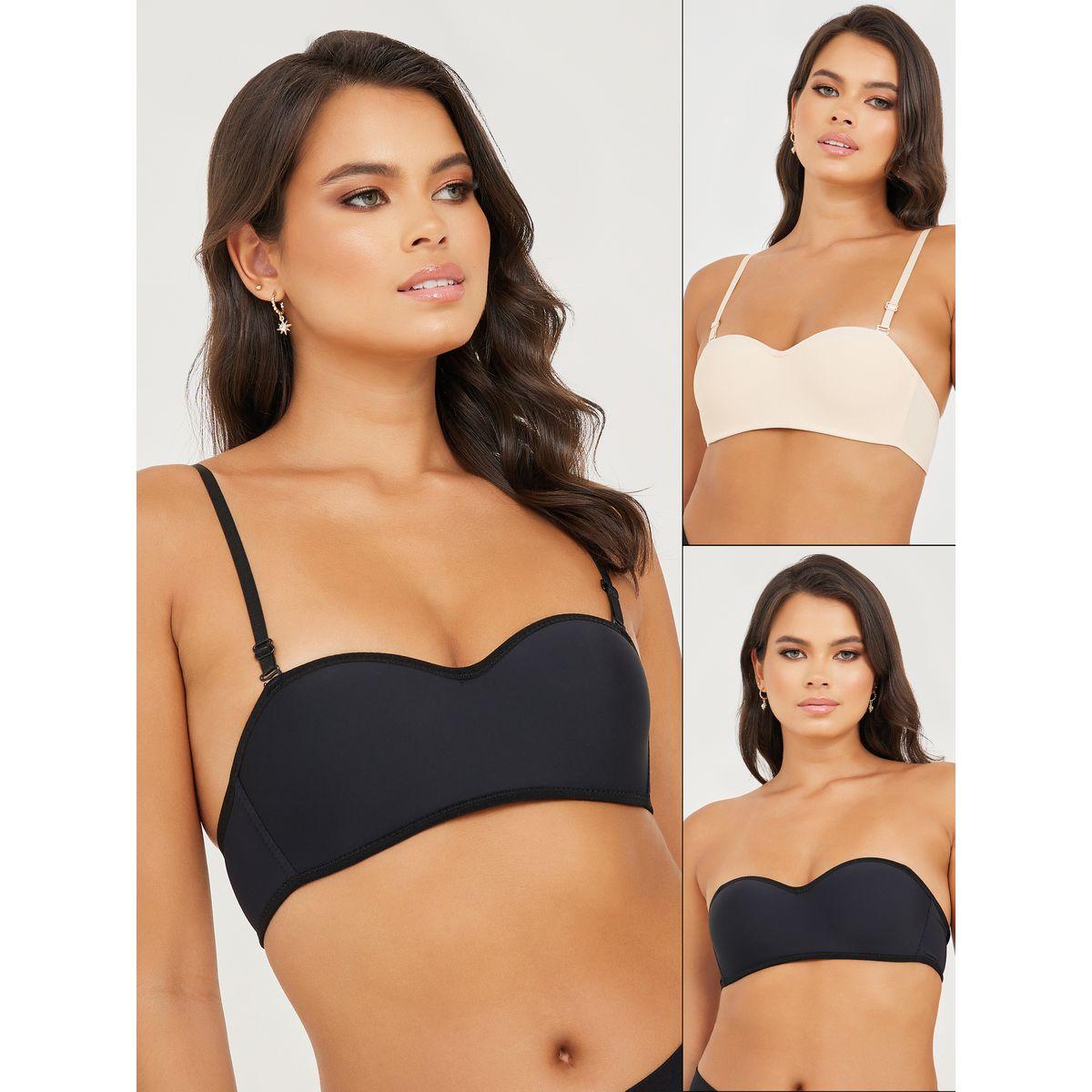 مجموعة من 2 صدريات بالكونيت مبطنة-women-clothing-lingerie-bras-image-1
