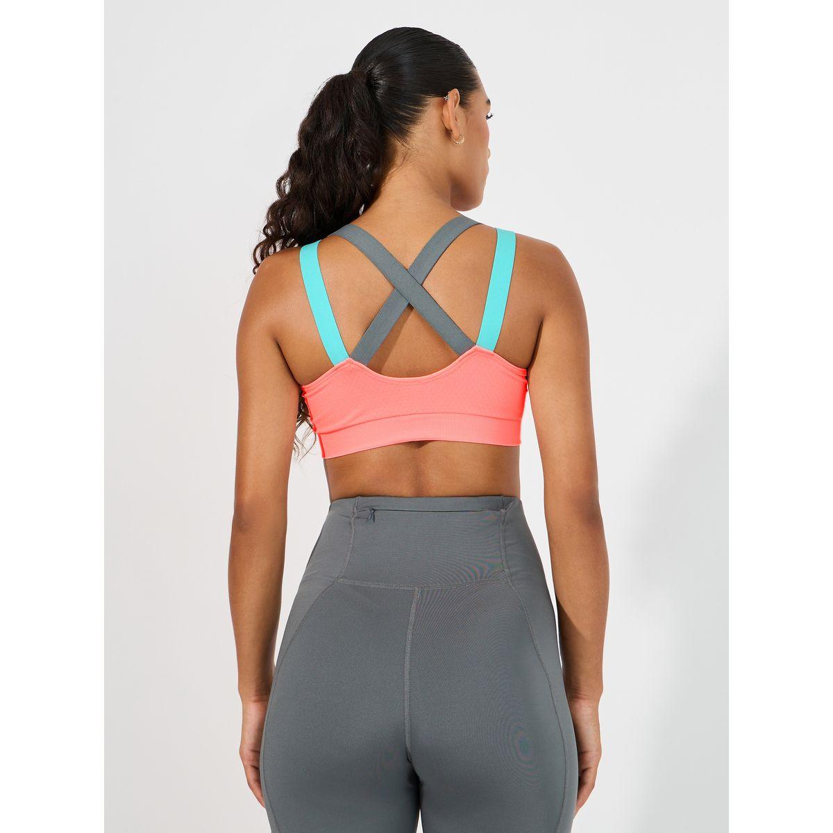 Styli Active Contrast Cross Back Straps Sports Bra-sports-women-clothing-sportsbras-image-4