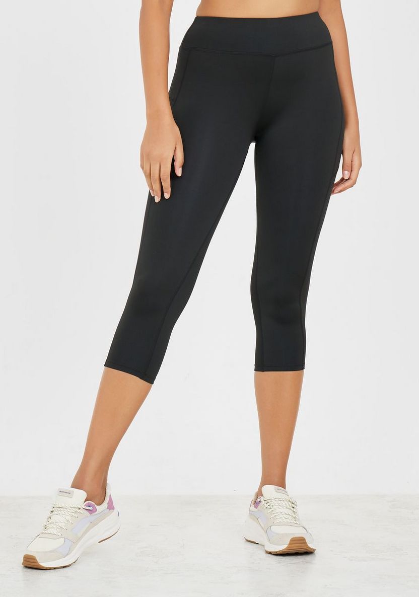Buy Women's Styli Active Mesh Insert Side Pocket Active Crop Leggings  Online