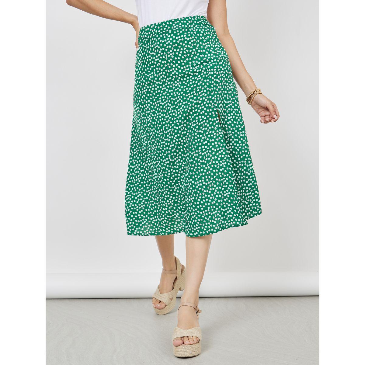 Floral midi skirt outlet 00