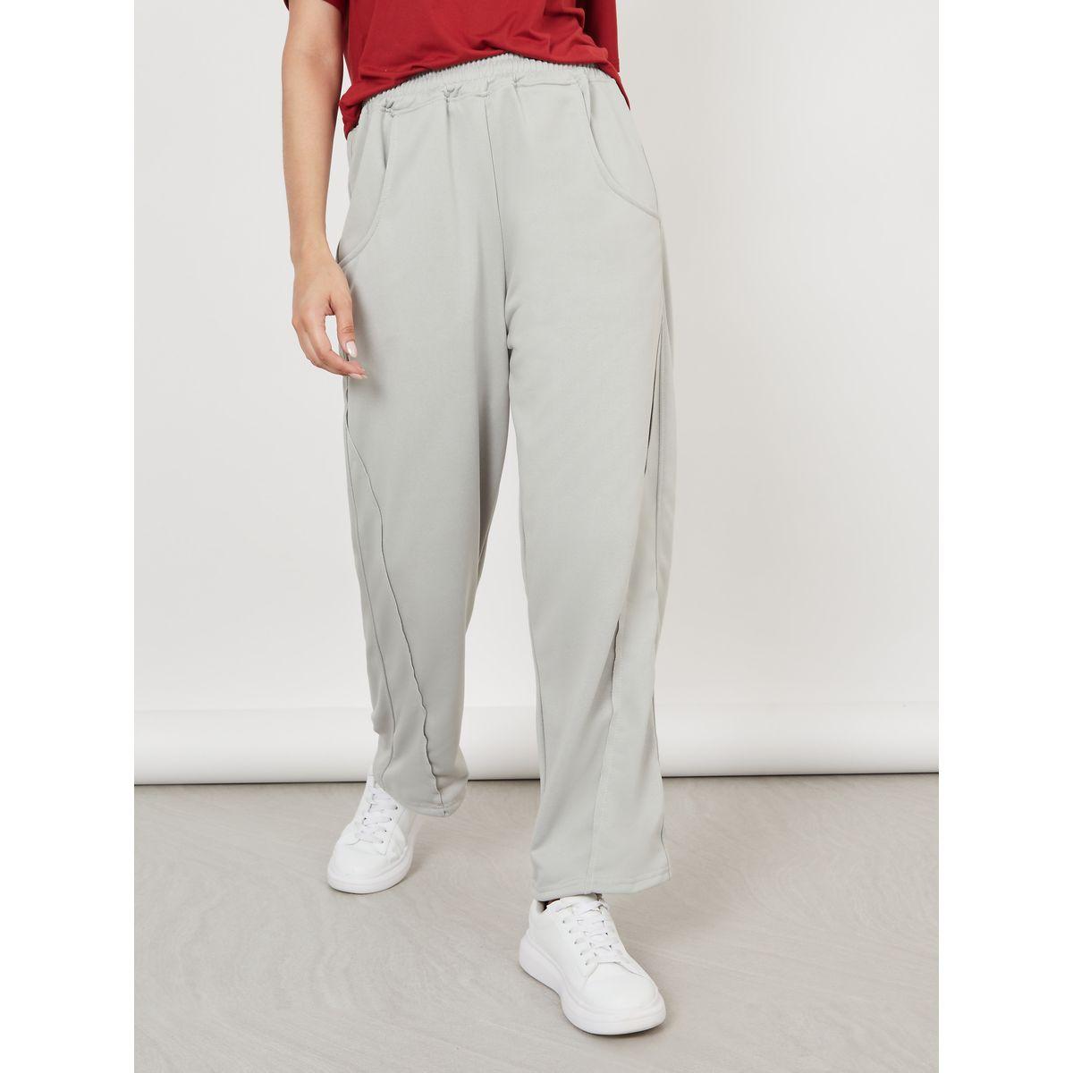 Styli Straight Leg Elastic Waistband Pants-women-clothing-bottoms-trousers-image-1