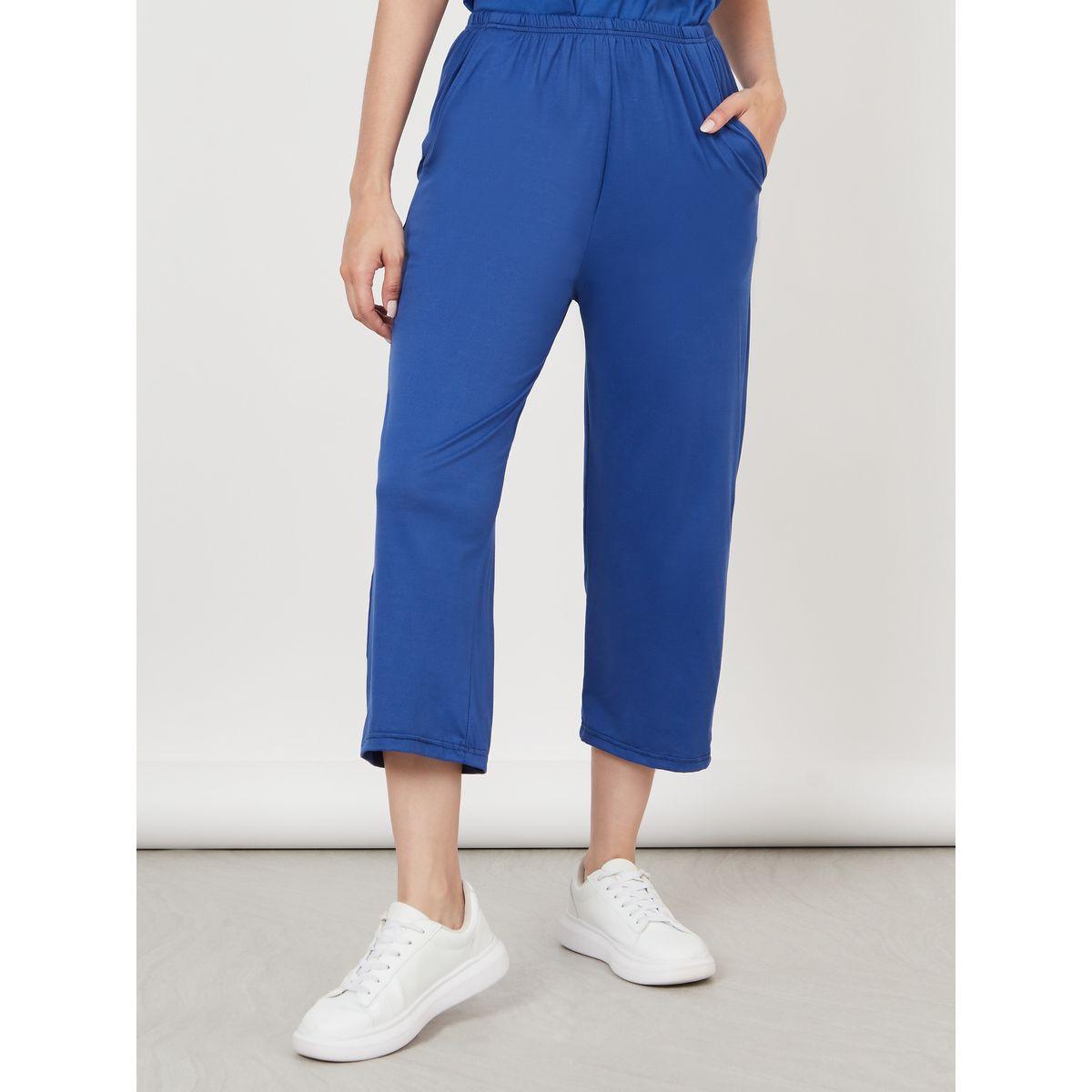 Styli Solid Regular Fit T-Shirt & Trouser Co-Ords Set-women-clothing-coordsets-image-4