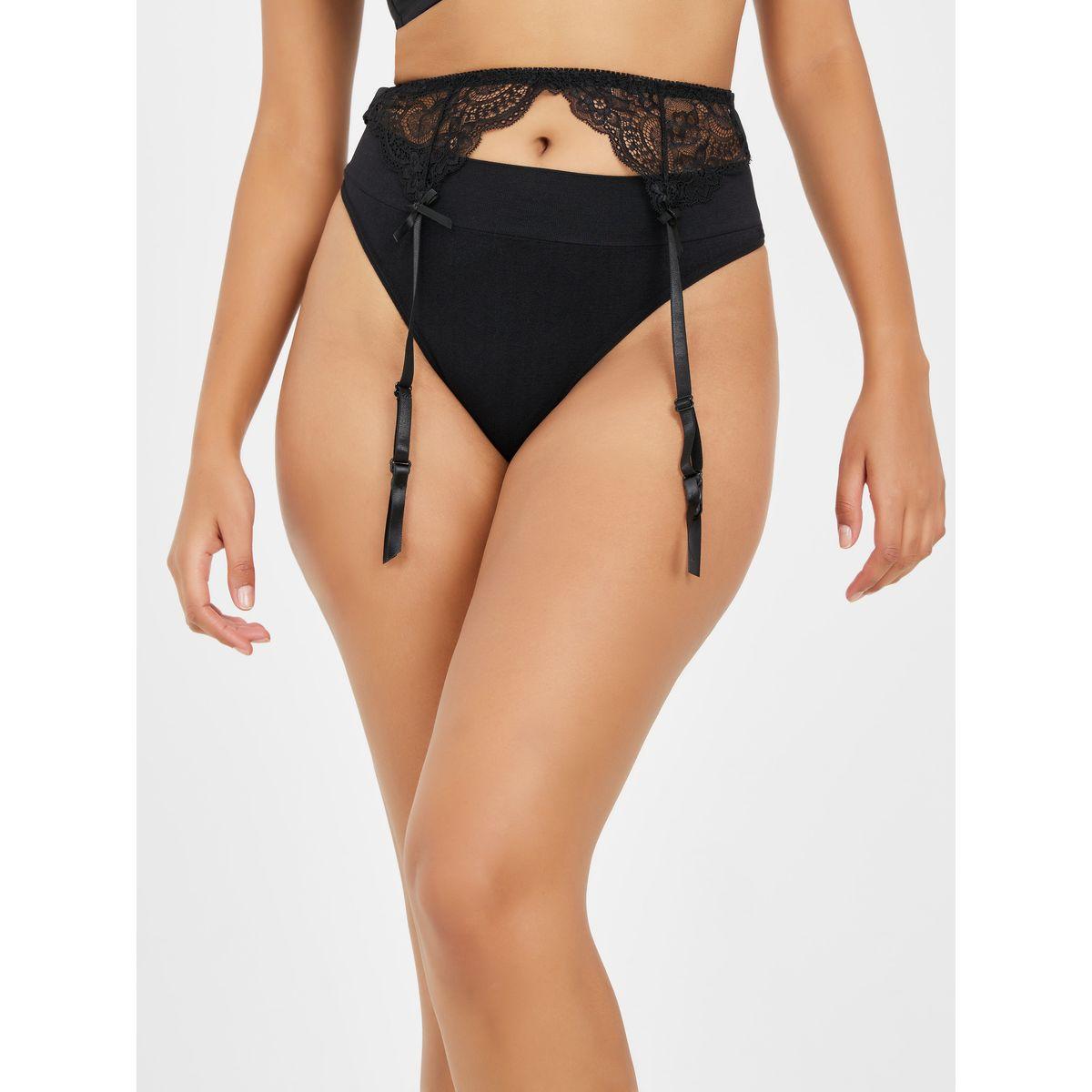Styli Lace Suspender Belt with Straps-women-clothing-lingerie-lingerieaccessories-image-1