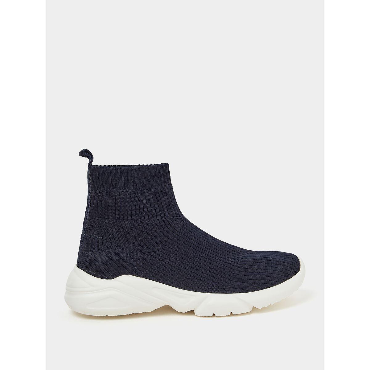 Styli Knit Sock Slip On Sneakers-men-shoes-sneakers-image-1