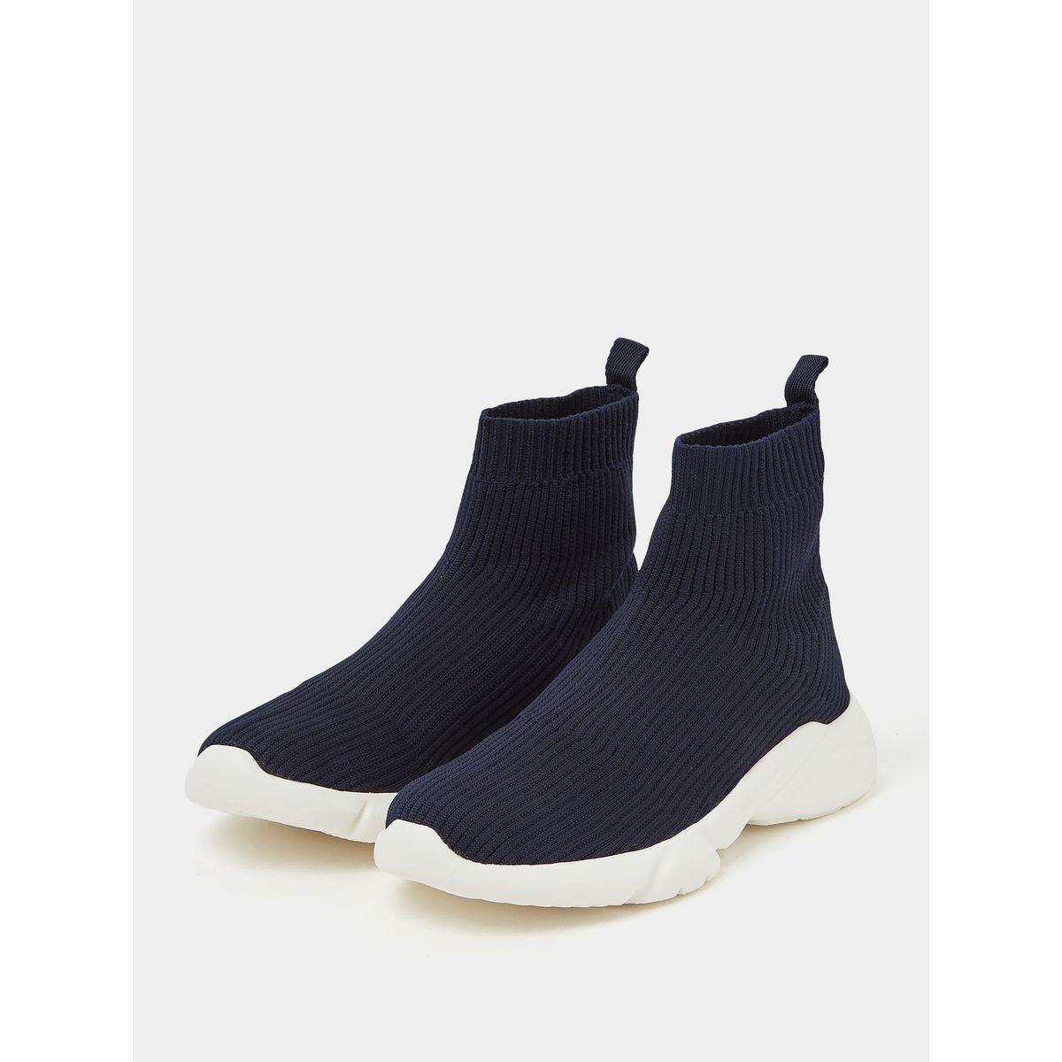 Styli Knit Sock Slip On Sneakers-men-shoes-sneakers-image-2