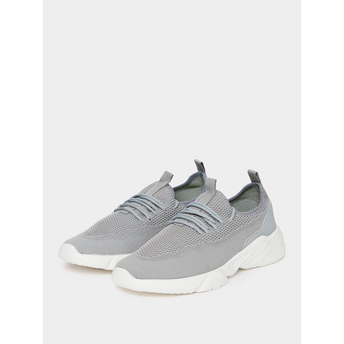Styli Mesh Detail Lace Up Slip On Sneakers-men-shoes-sneakers-image-7